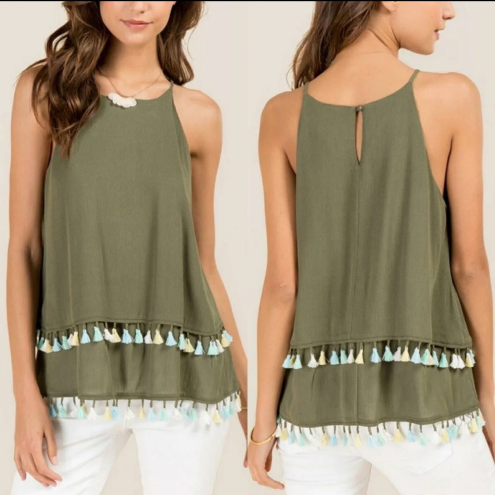 High Neck Layered Cami